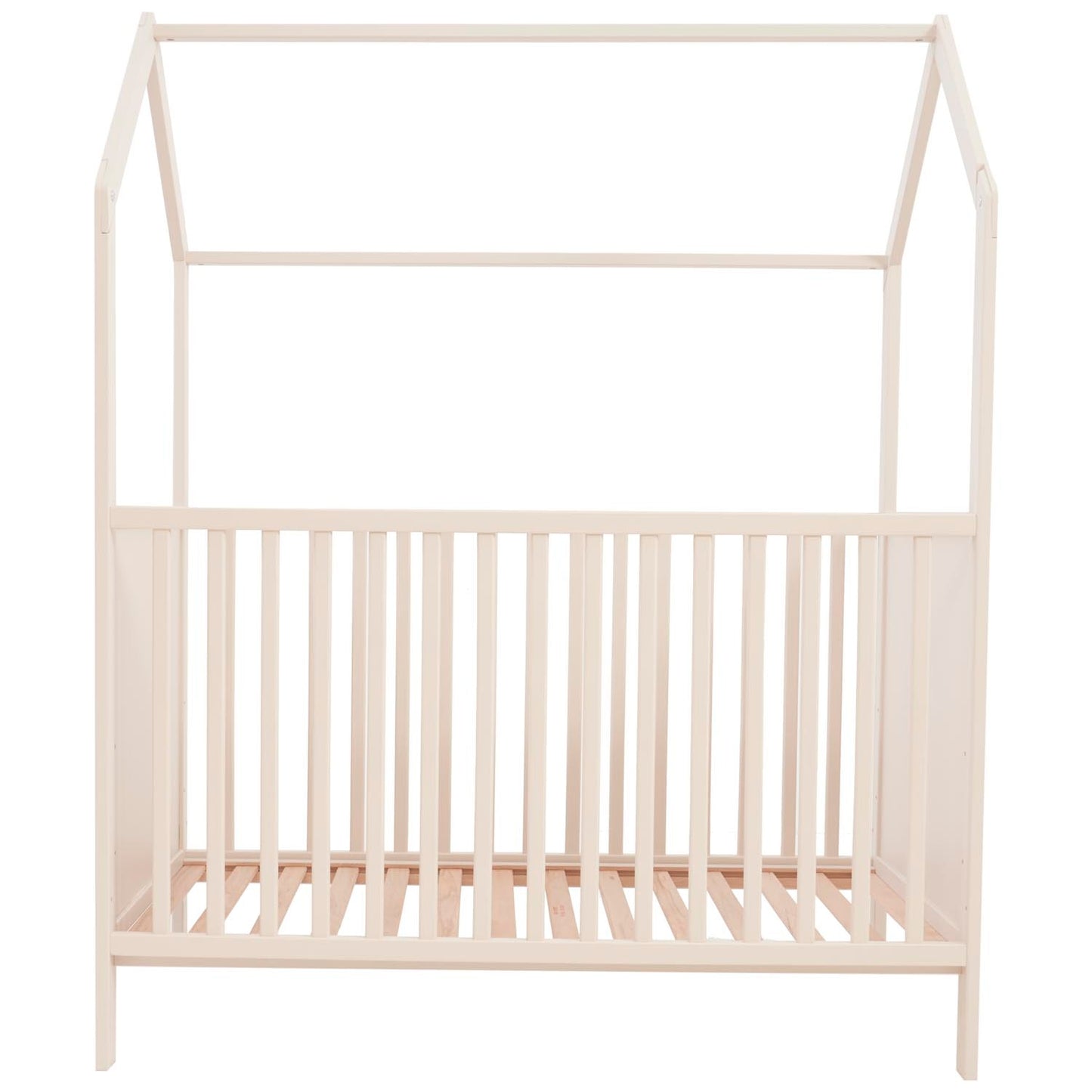The house-shaped crib