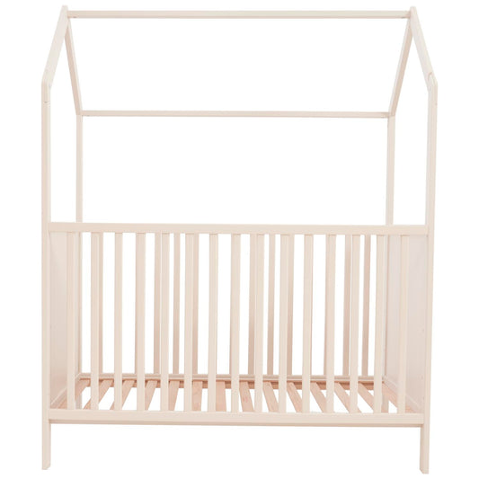 The house-shaped crib