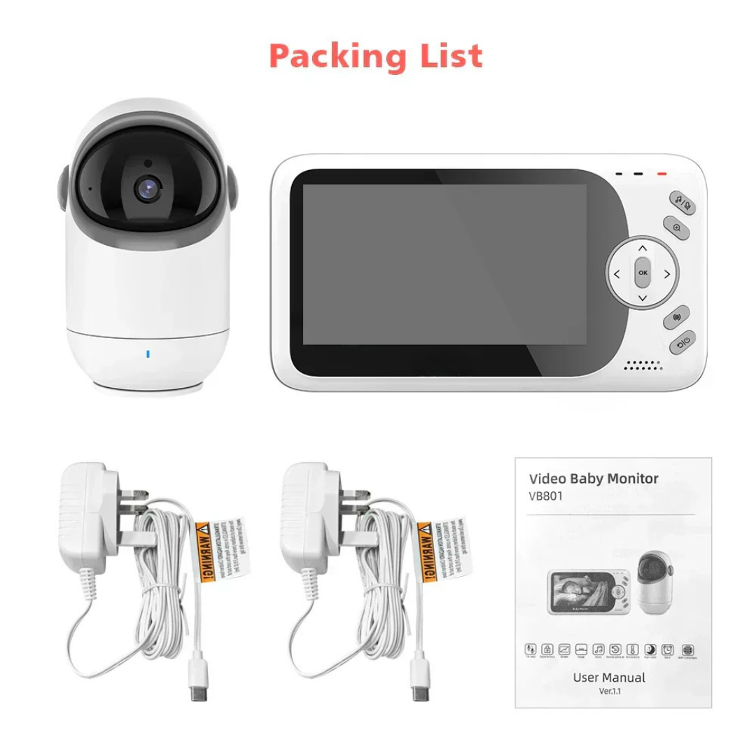 Video Baby Monitor with Camera & Night Vision