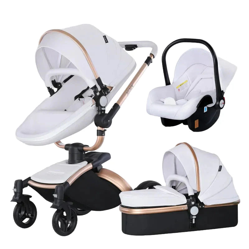 Baby Gem Premium 3 in 1 Stroller