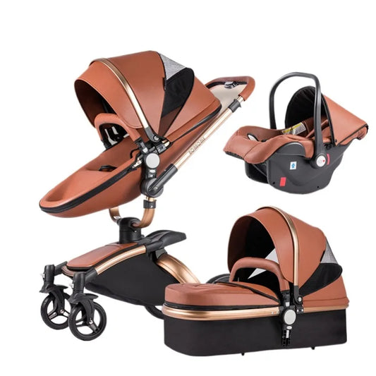 Baby Gem Premium 3 in 1 Stroller