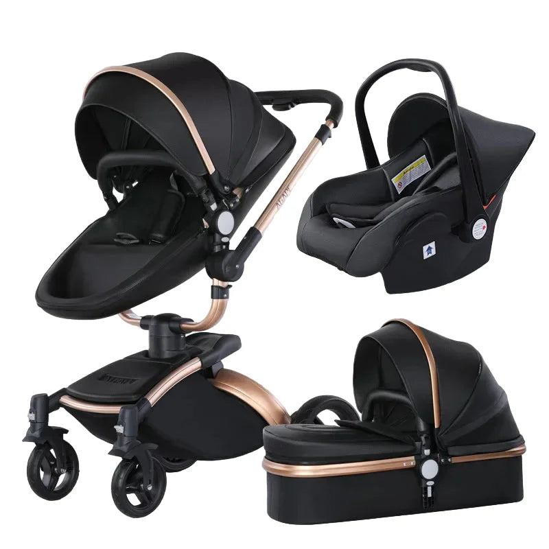 Baby Gem Premium 3 in 1 Stroller