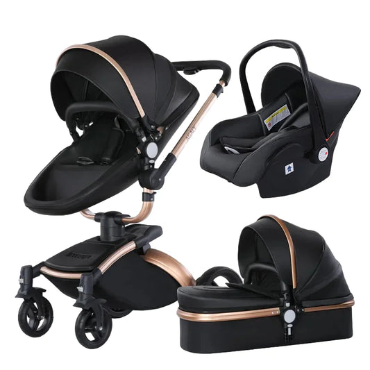 Baby Gem Premium 3 in 1 Stroller