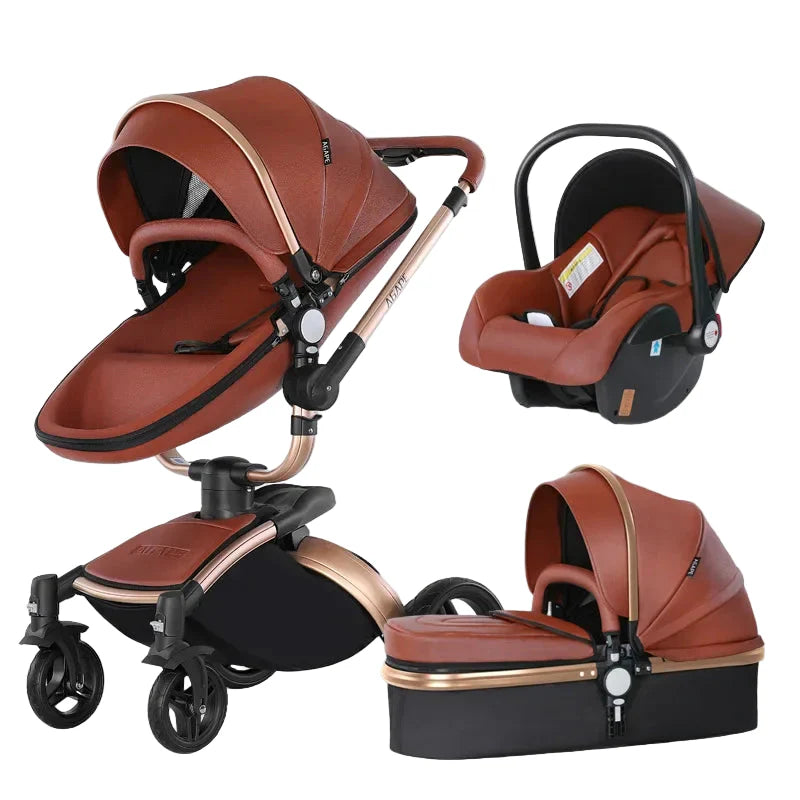 Baby Gem Premium 3 in 1 Stroller