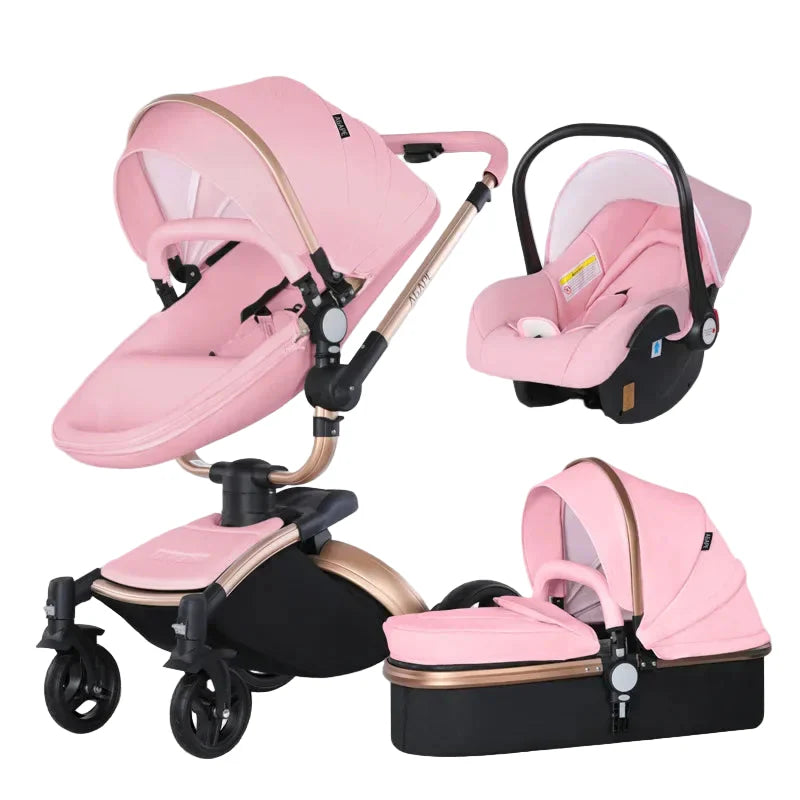 Baby Gem Premium 3 in 1 Stroller