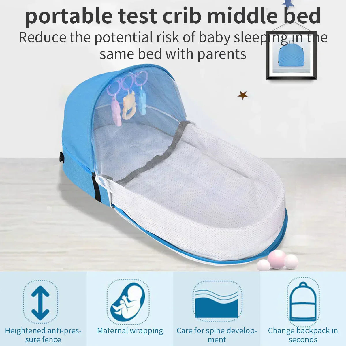 Baby Nest with Mosquito Net